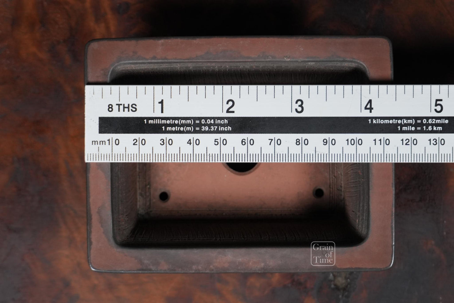 24813: Hokido (Tokoname) - Shohin Rectangle 4½ in (12cm)