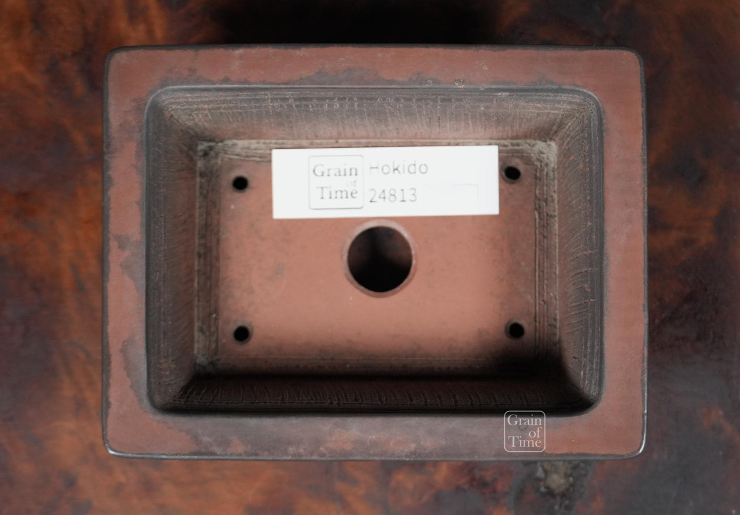 24813: Hokido (Tokoname) - Shohin Rectangle 4½ in (12cm)