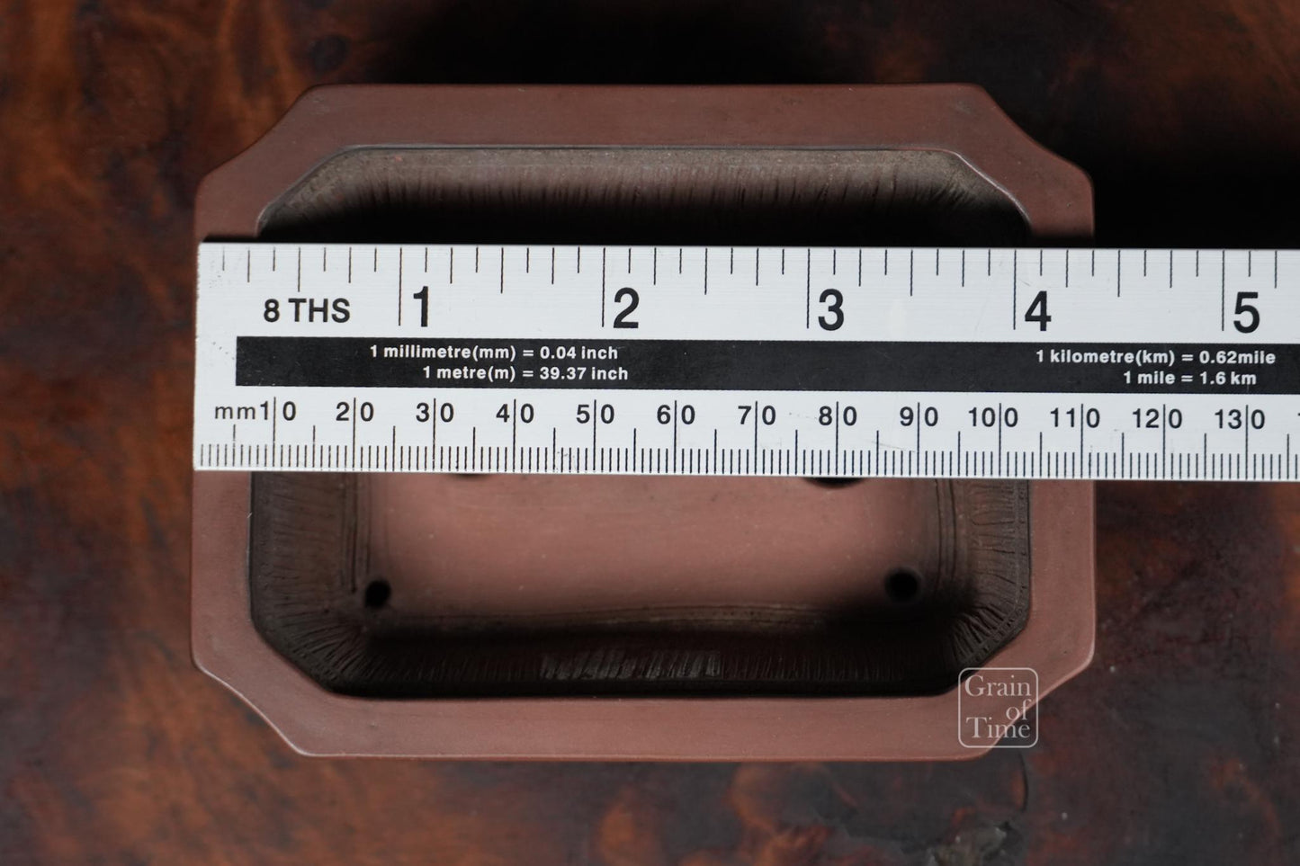 24979: Hokido (Tokoname) - Shohin Rectangle 4½ in (12cm)