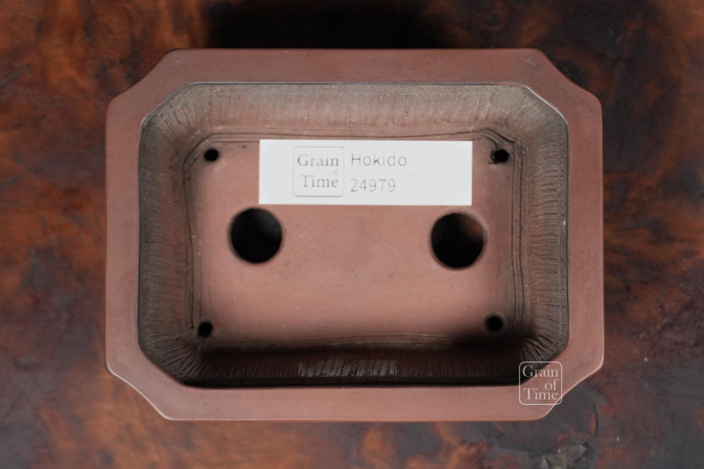 24979: Hokido (Tokoname) - Shohin Rectangle 4½ in (12cm)