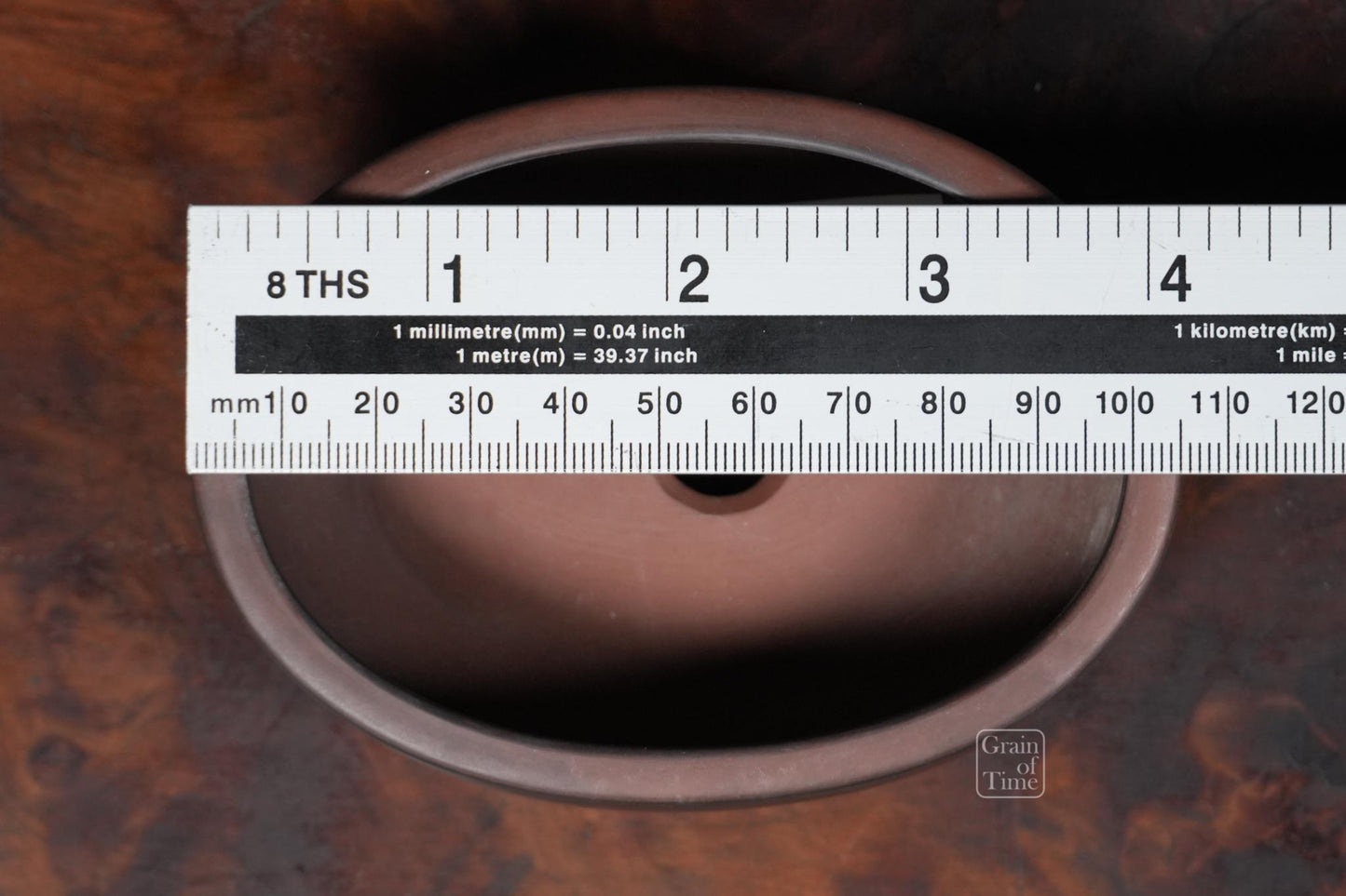 24777: Hokido (Tokoname) - Shohin Bag Oval -4⅛ in (11cm)