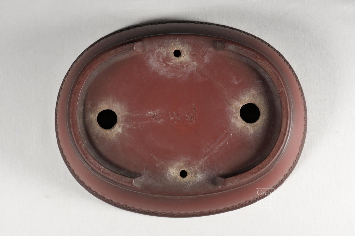 24964: Bigei (Tokoname) - Unglazed Oval - 12¼ in (31cm)