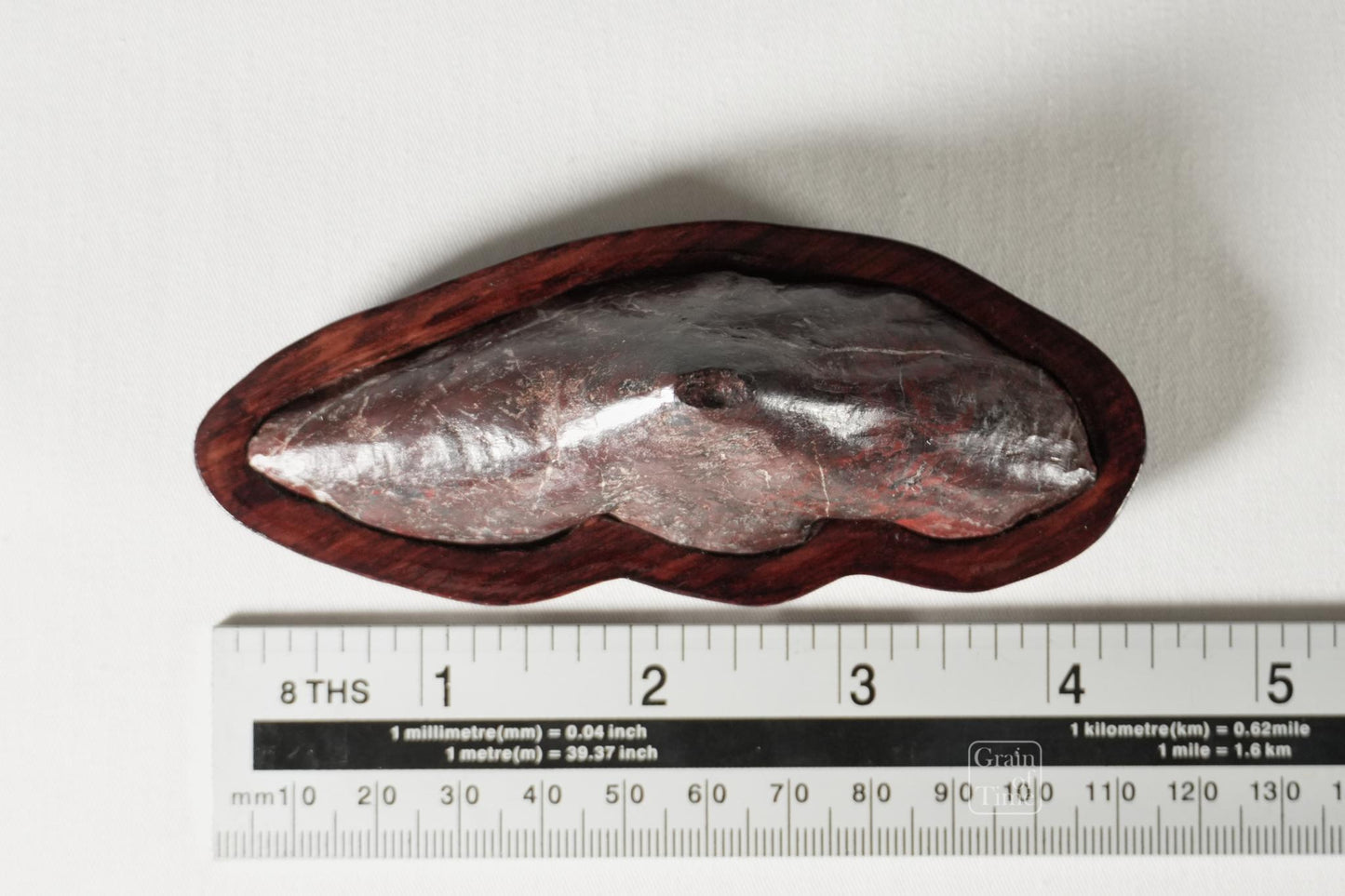 25030 - Abegawa Fuji Suiseki - 4½ in (12cm)