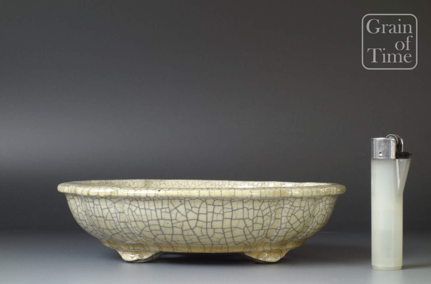 Crackle Glaze Mokko by Mazan / Shinzan Terahata - 7in (18cm)