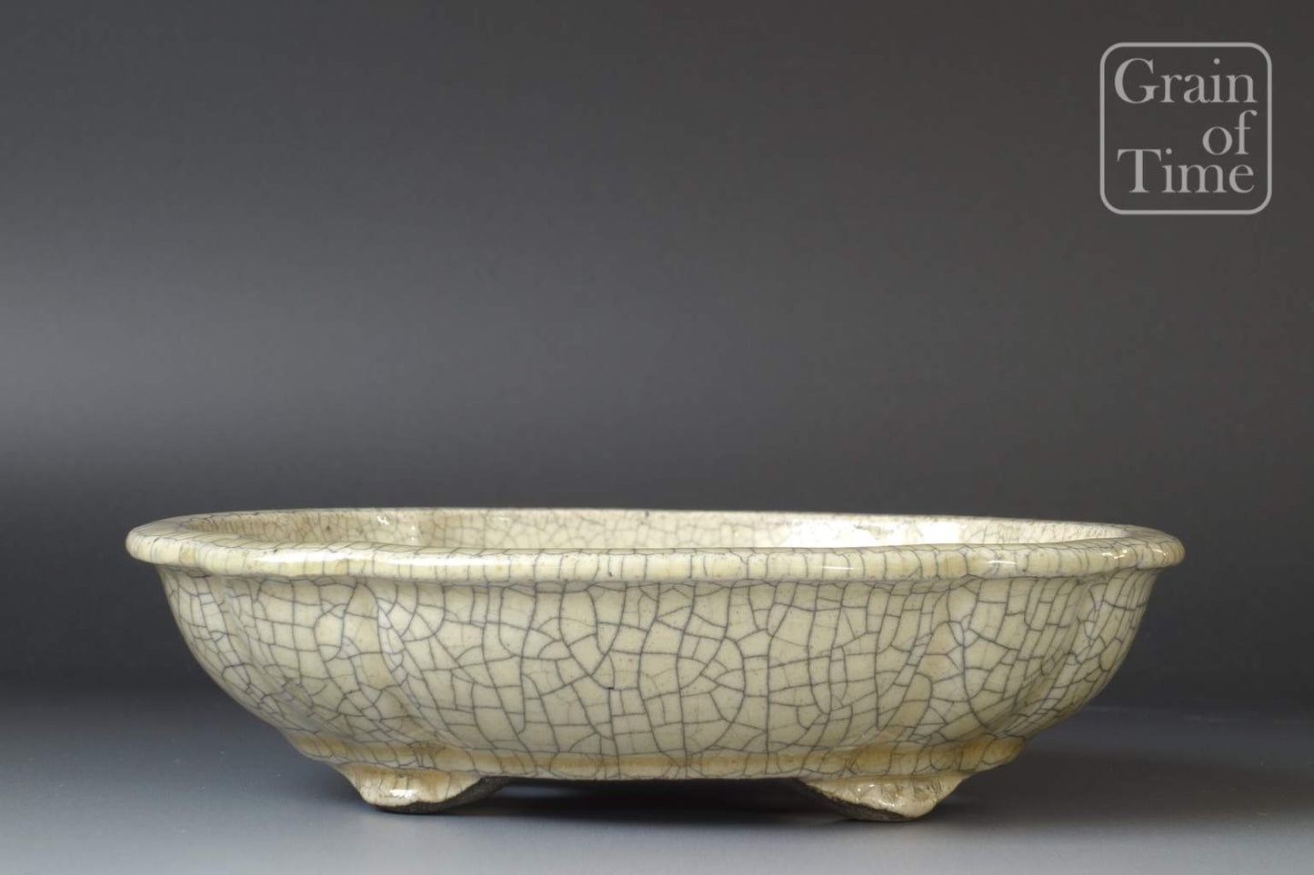 Crackle Glaze Mokko by Mazan / Shinzan Terahata - 7in (18cm)