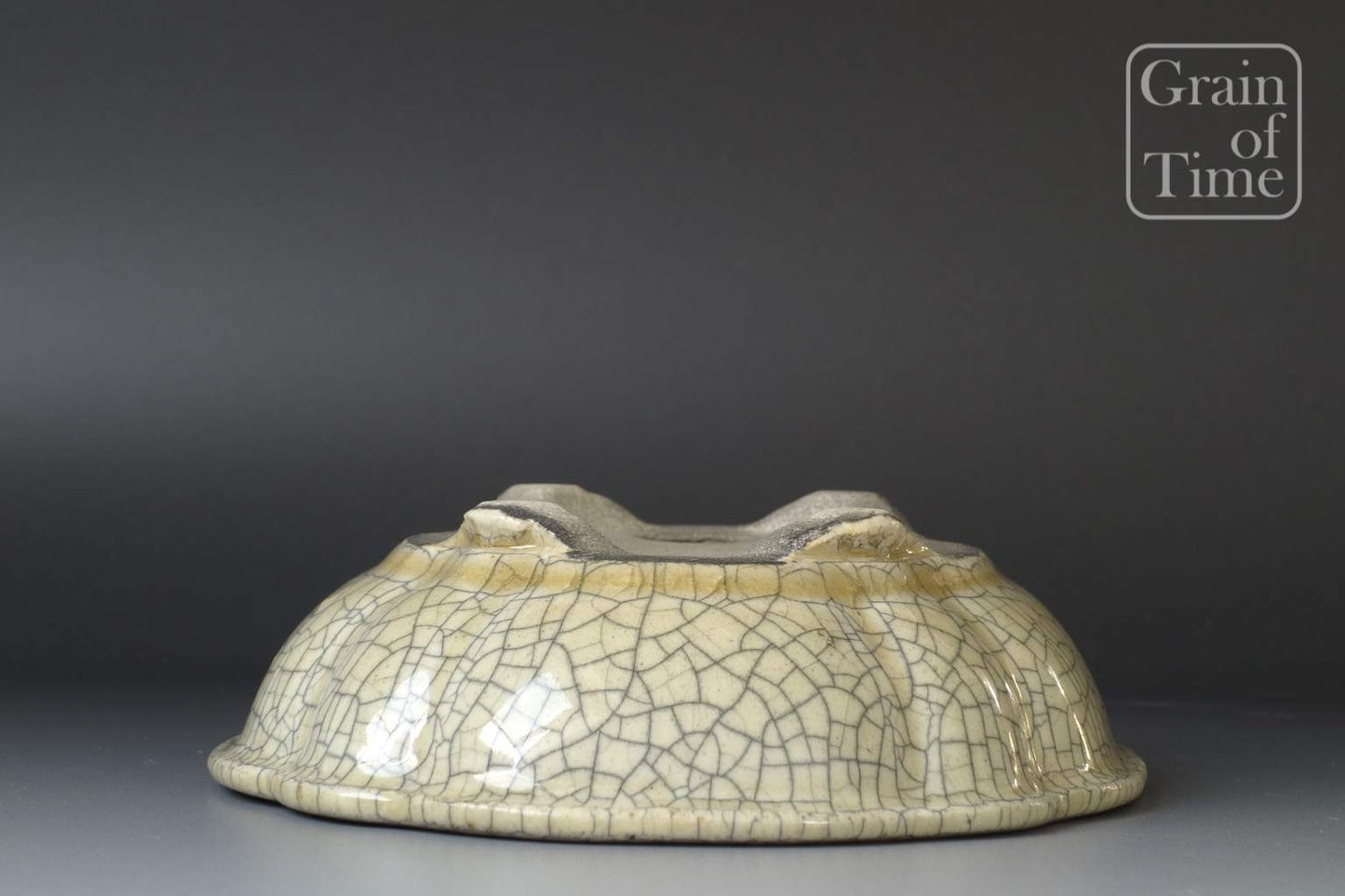 Crackle Glaze Mokko by Mazan / Shinzan Terahata - 7in (18cm)