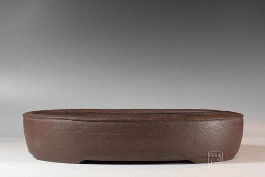 25066: Keisen Sugiura - Unglazed Oval - 18¼ in (46cm)