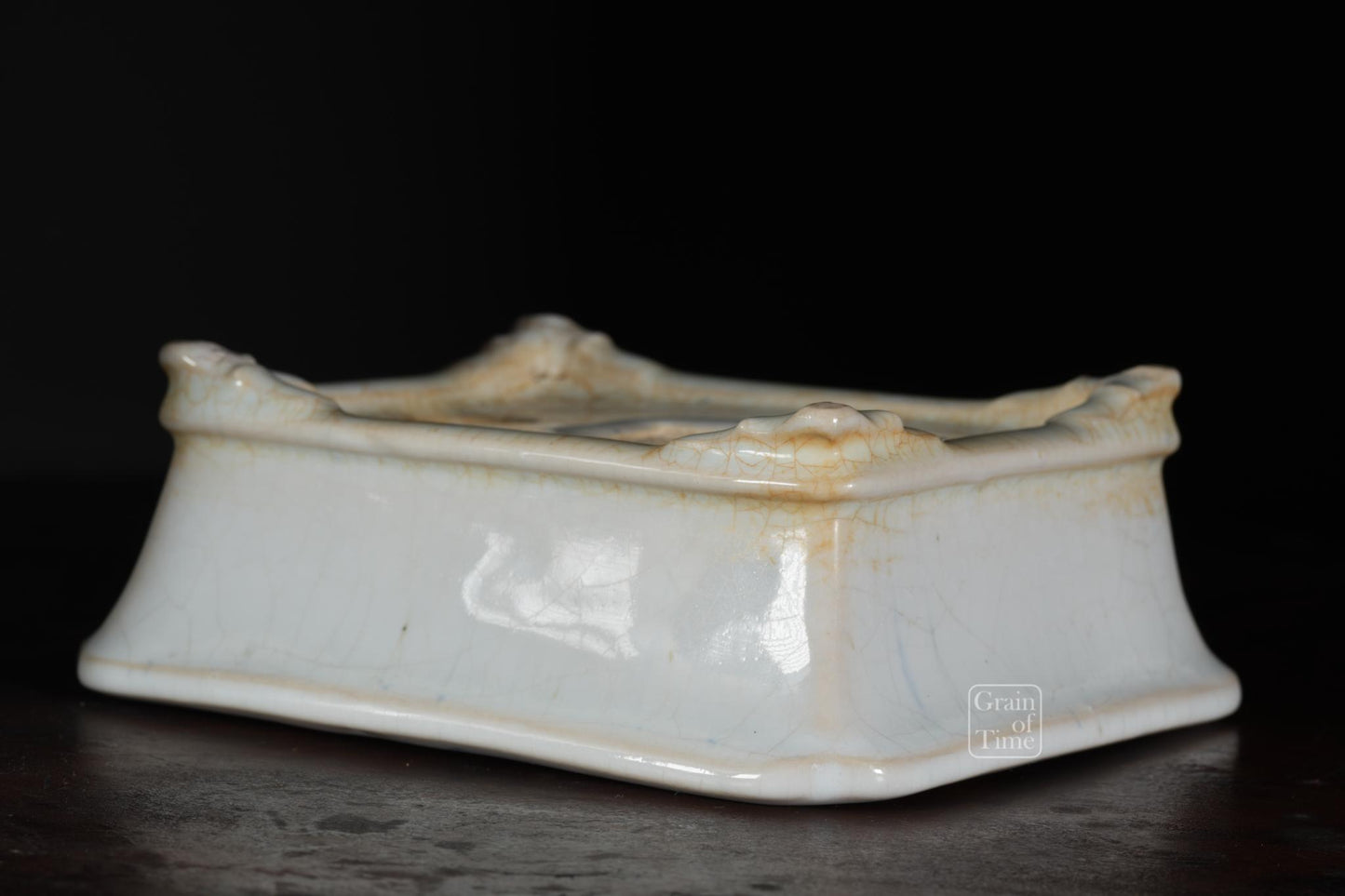 24948: Shunka Seizan - White Rectangle - 5½ in (14cm)