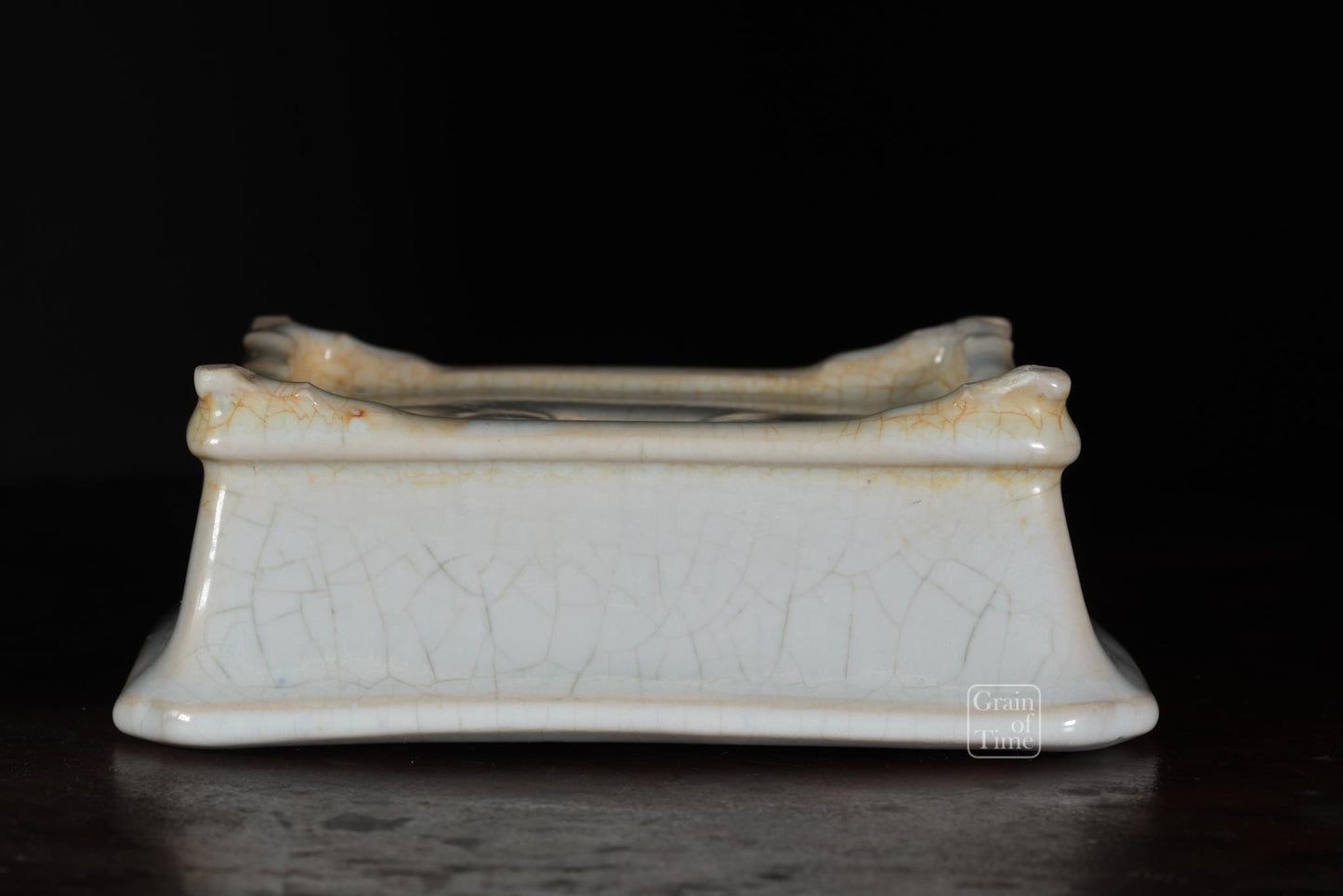 24948: Shunka Seizan - White Rectangle - 5½ in (14cm)