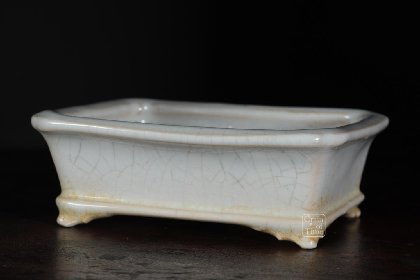 24948: Shunka Seizan - White Rectangle - 5½ in (14cm)