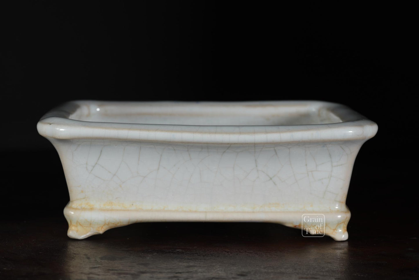 24948: Shunka Seizan - White Rectangle - 5½ in (14cm)