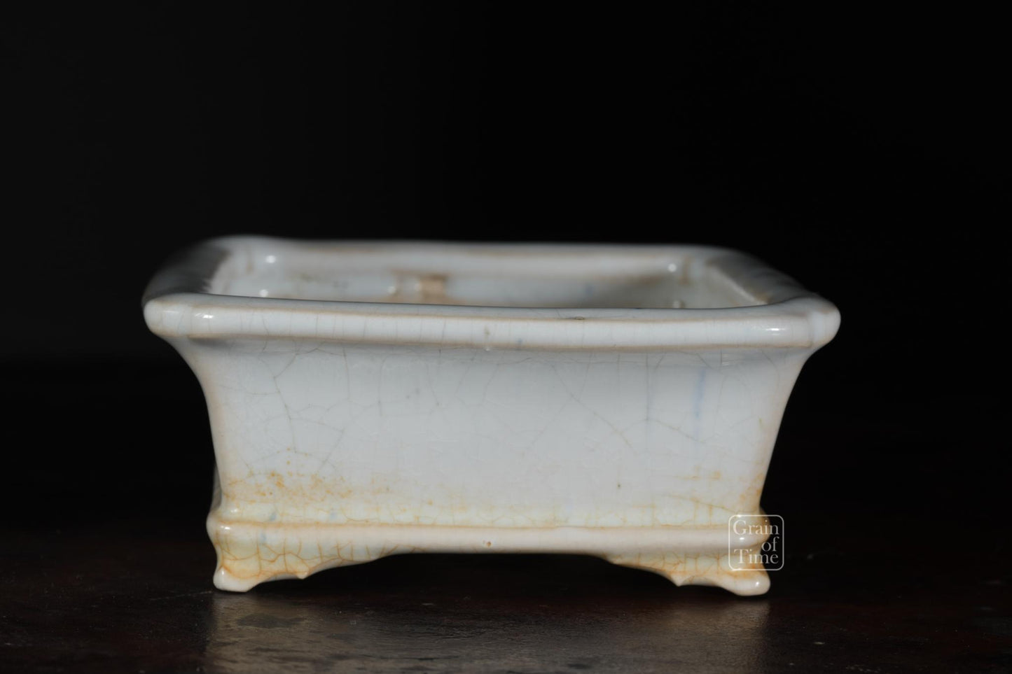 24948: Shunka Seizan - White Rectangle - 5½ in (14cm)