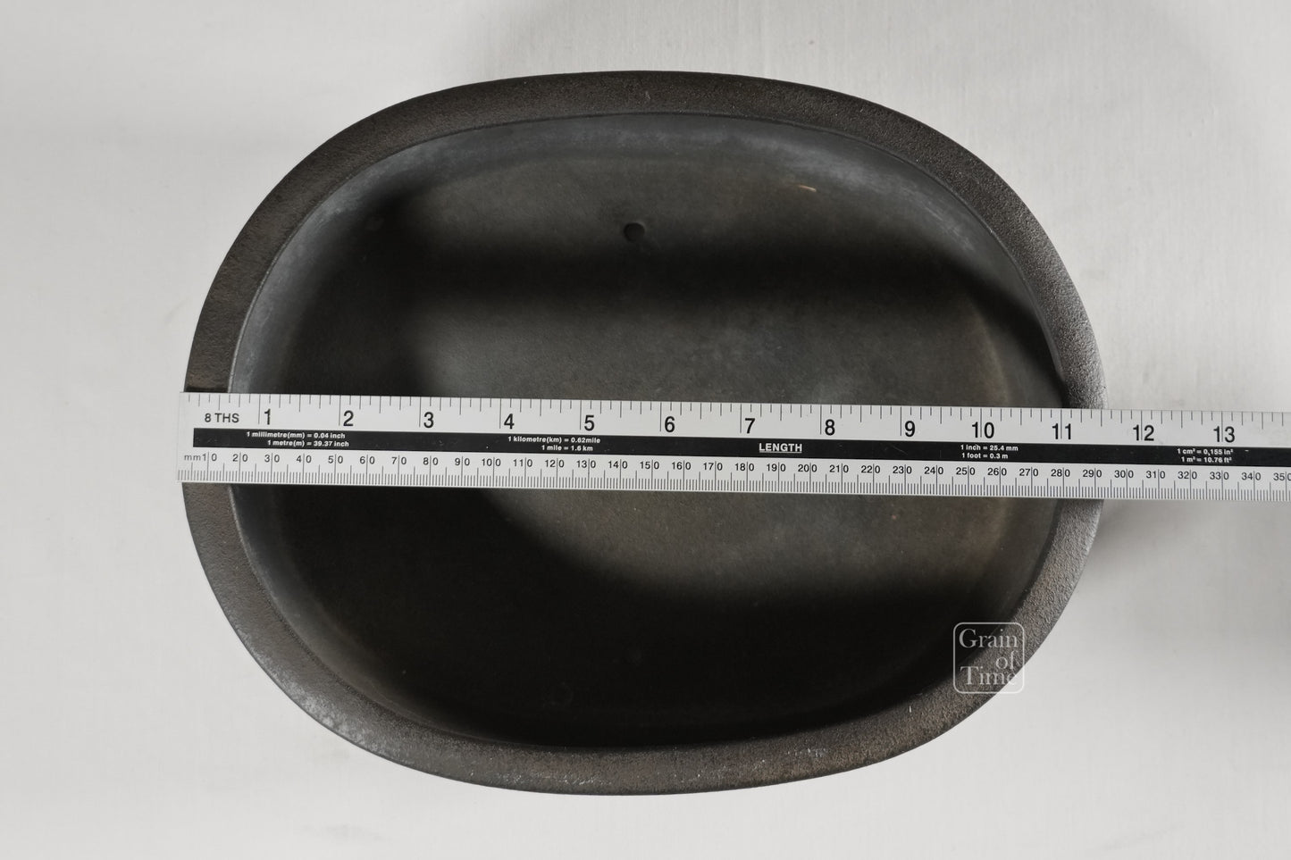 25096: Koyo (Tokoname) - Unglazed Oval - 12in (30cm)