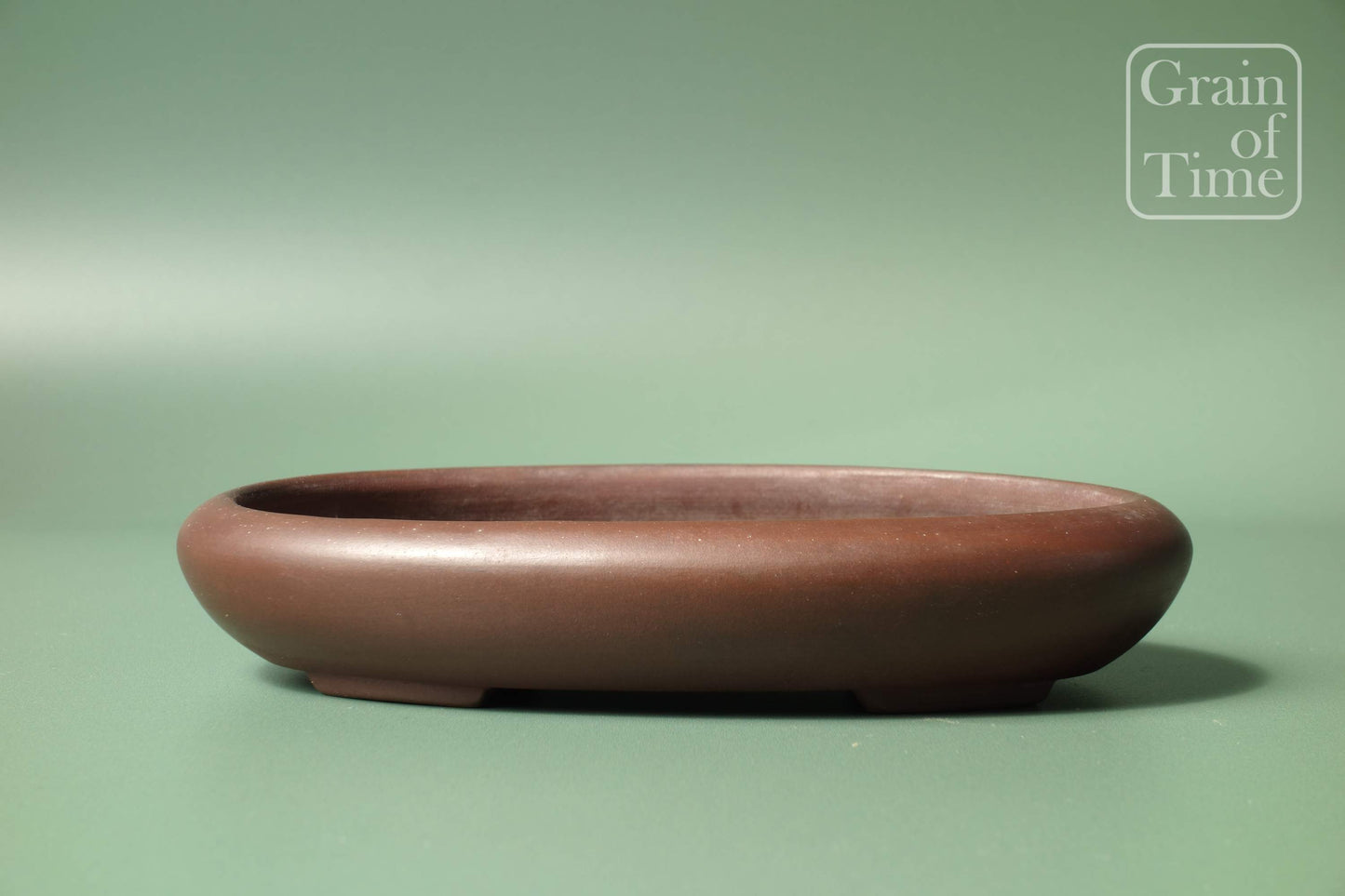 Keizan Hisada (Tokoname) Unglazed Oval - 7⅛ in (18cm)