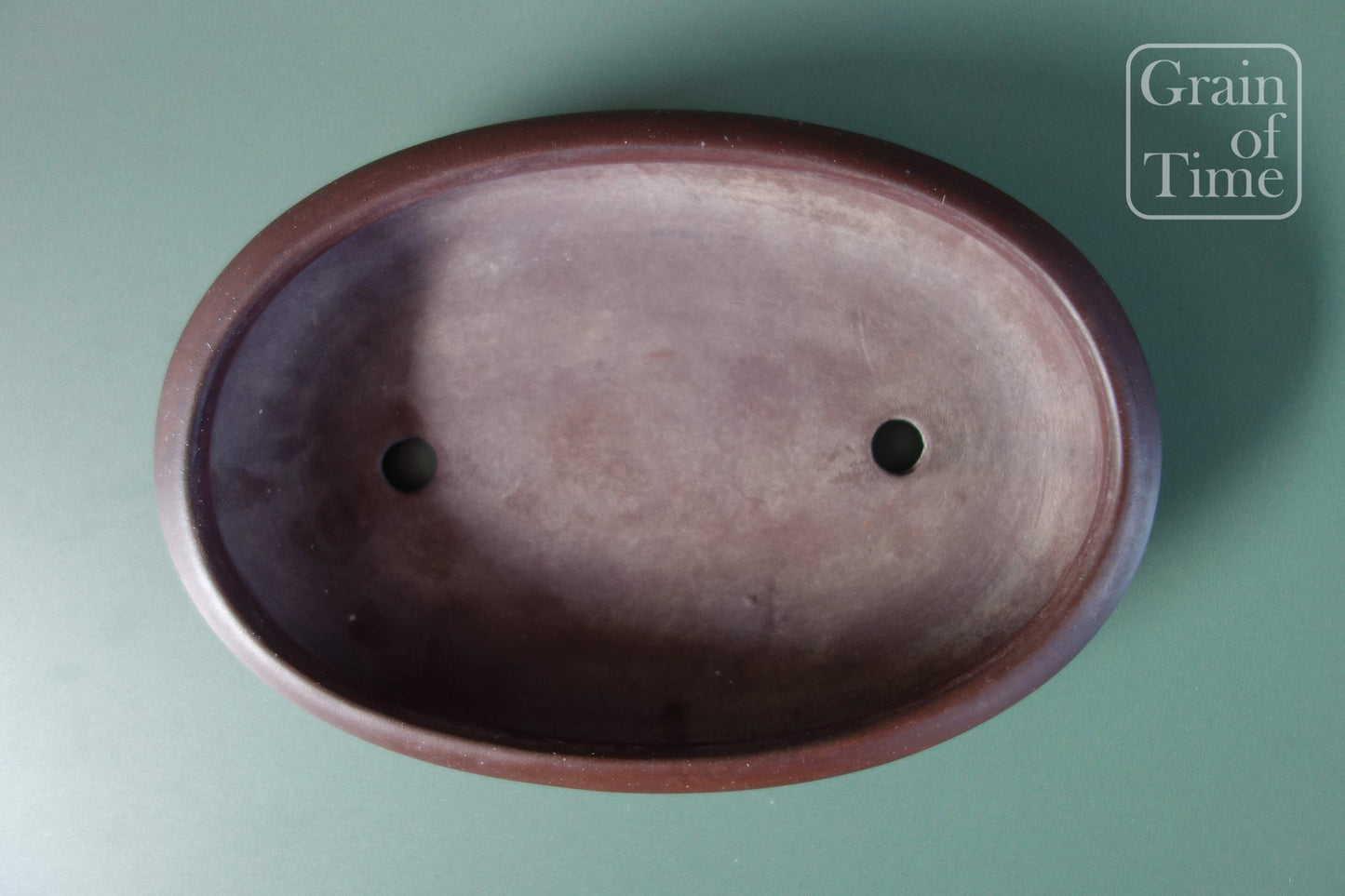 Keizan Hisada (Tokoname) Unglazed Oval - 7⅛ in (18cm)