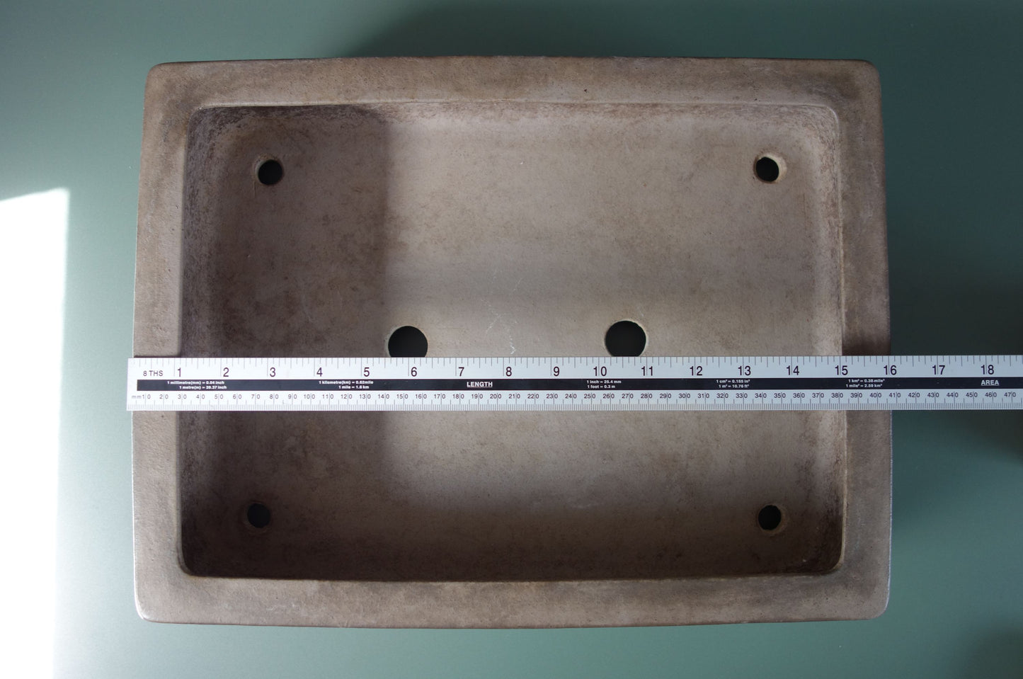 Sanpo (Tokoname) Unglazed Rectangle - 16¼in (41cm)