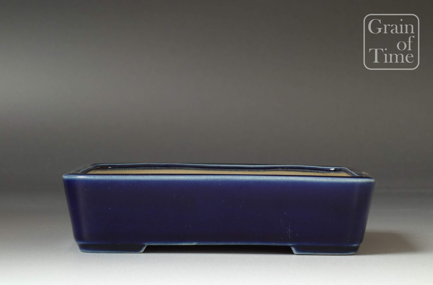 Seiko (Tokoname) - Shohin Ruri-Yu Dark Blue Rectangle - 4¾in (12cm)