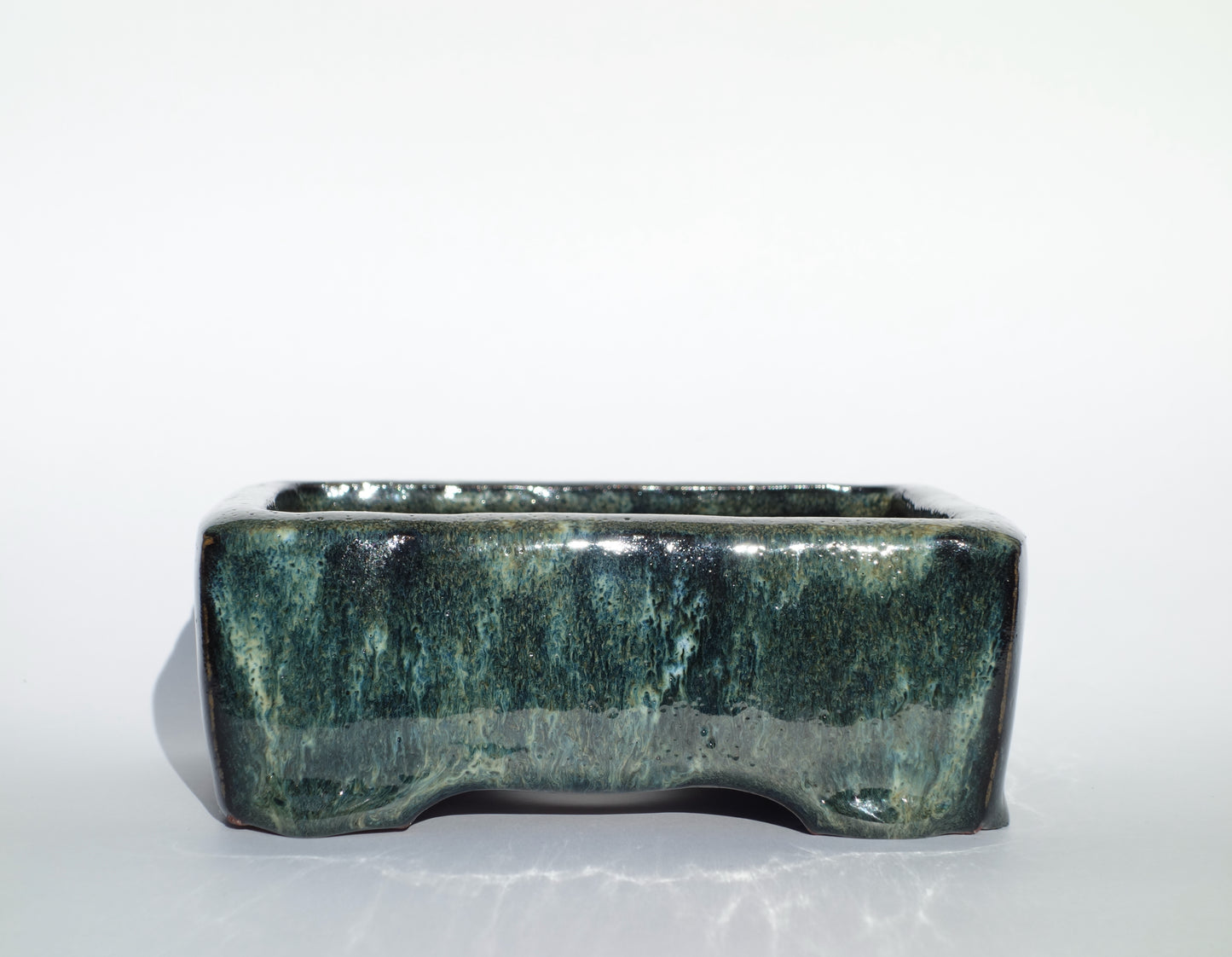 Grain Of Time Rectangle 5in (14cm) - Namako Glaze