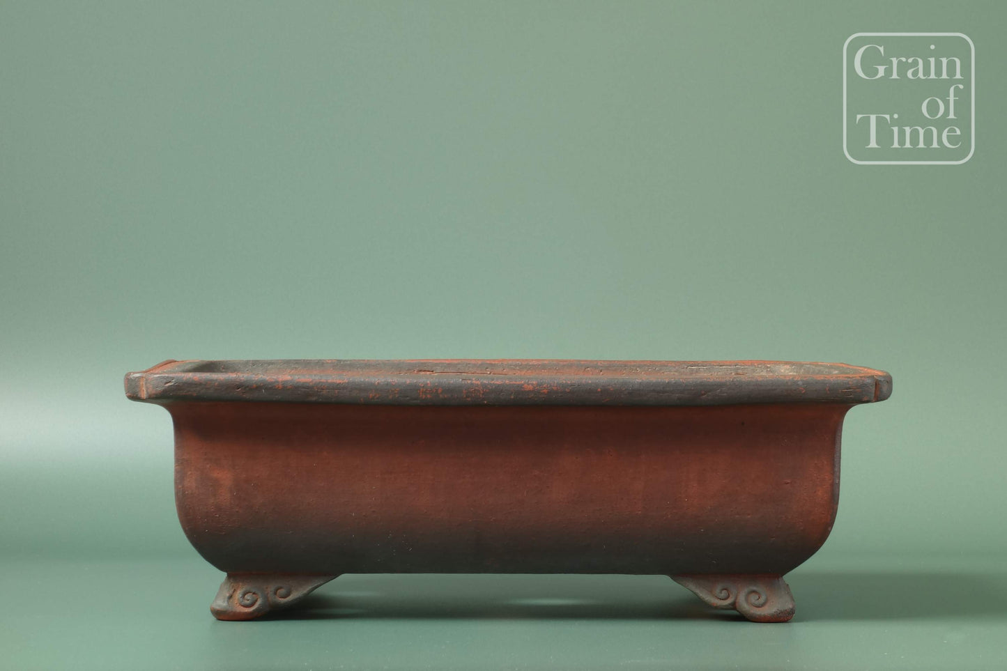 Bonsai Pot by Setsukou (Tokoname) - Taisho era 100yrs+  12⅞ in (33cm)