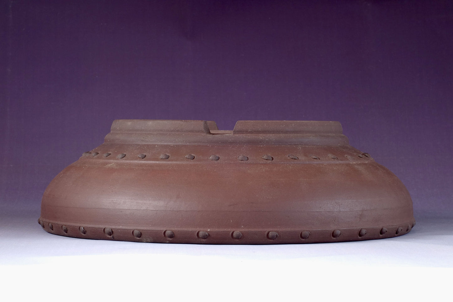 Japanese Bonsai Pot by Toyo (Tokoname) 13in (33cm), round taiko