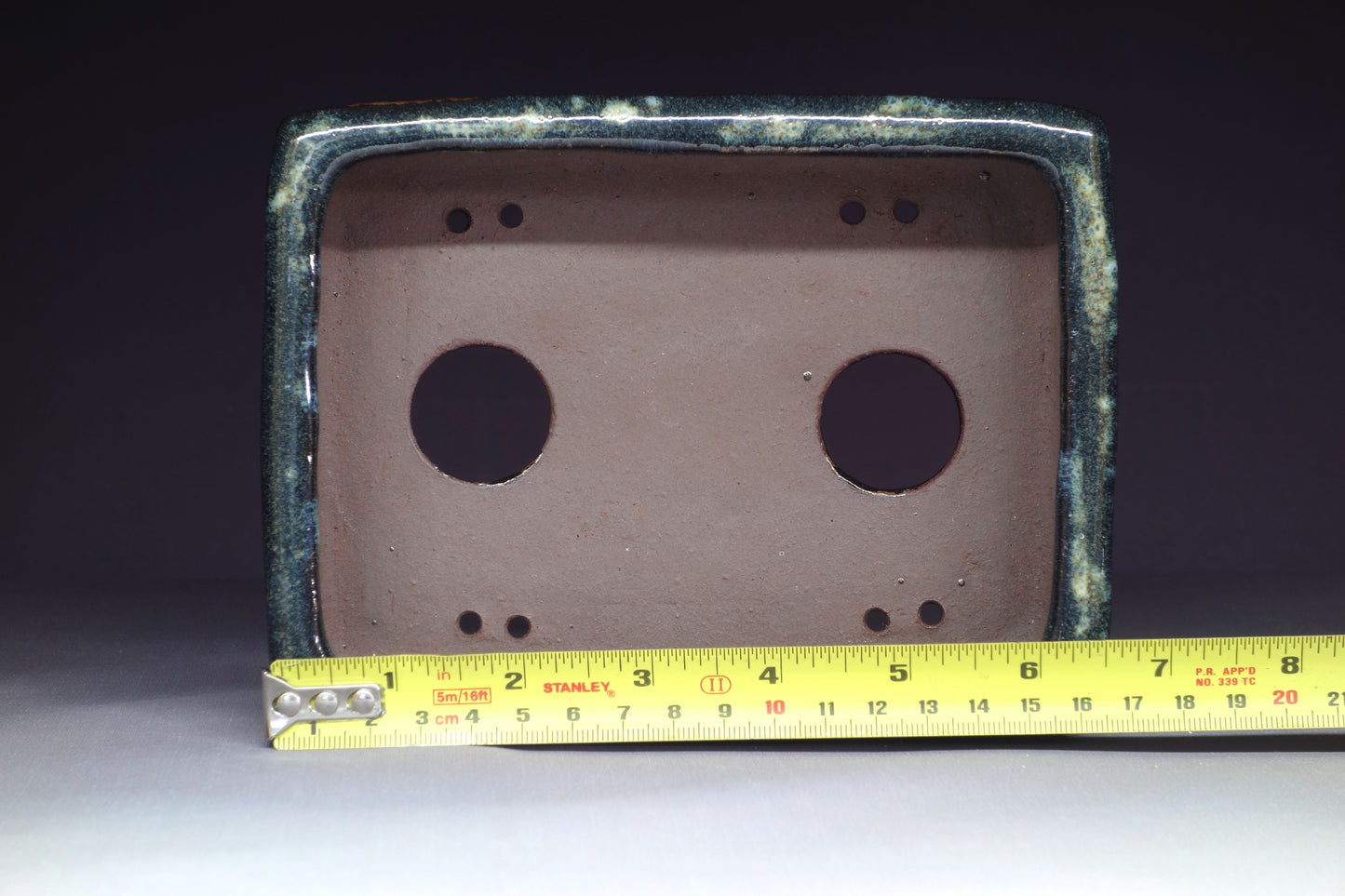 Grain of Time Rectangle - 6in (17cm) - Namako Glaze