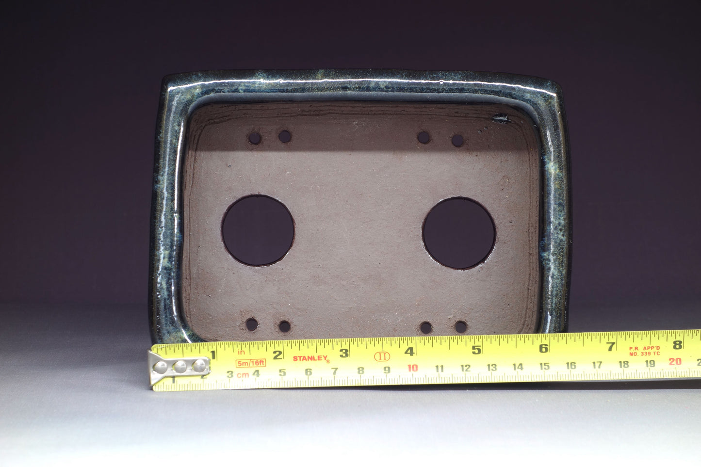 Grain of Time Rectangle - 6in (17cm) - Namako Glaze