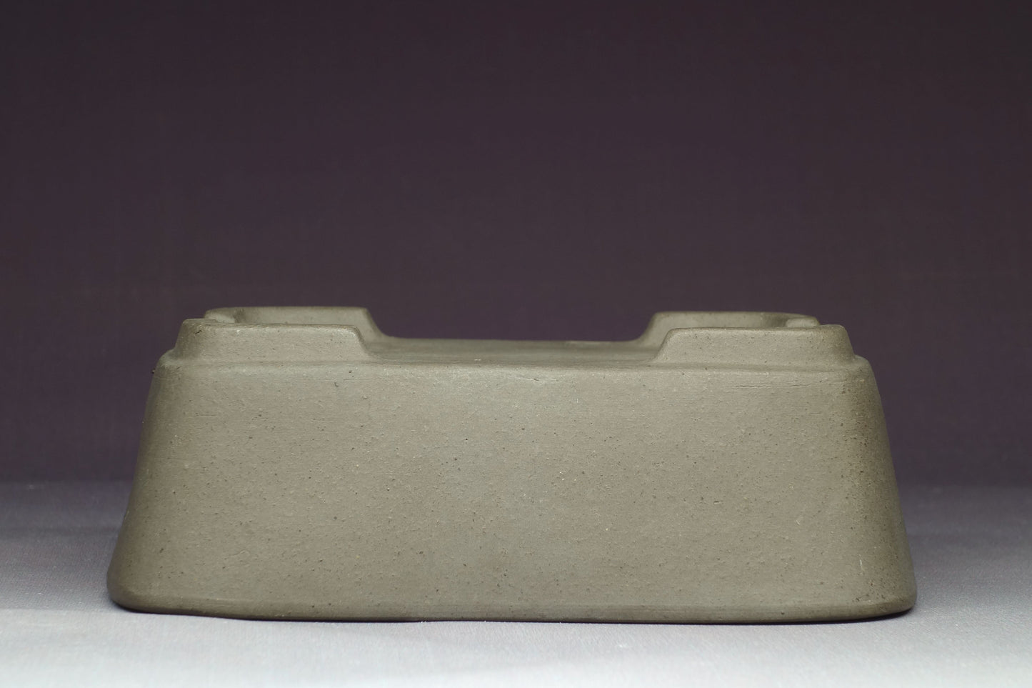 Bonsai Pot by Shozan (Tokoname) 5¾in (15cm) - Unglazed Shohin Rectangle