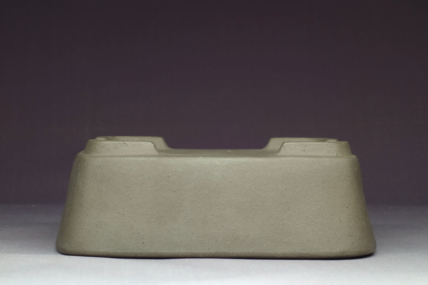 Bonsai Pot by Shozan (Tokoname) 5¾in (15cm) - Unglazed Shohin Rectangle