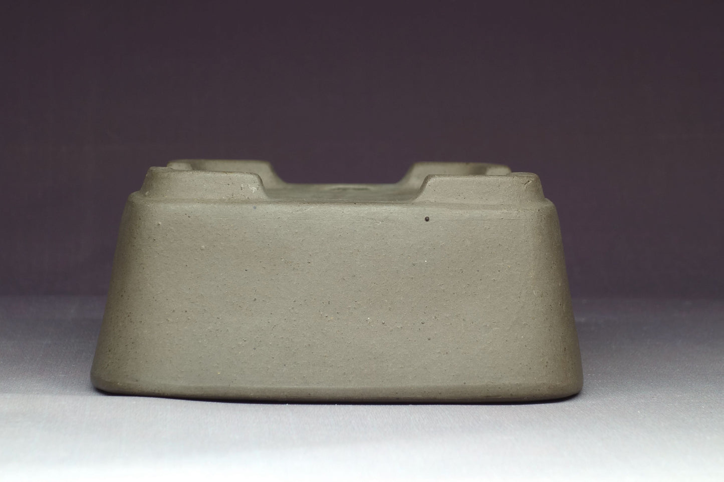 Bonsai Pot by Shozan (Tokoname) 5¾in (15cm) - Unglazed Shohin Rectangle