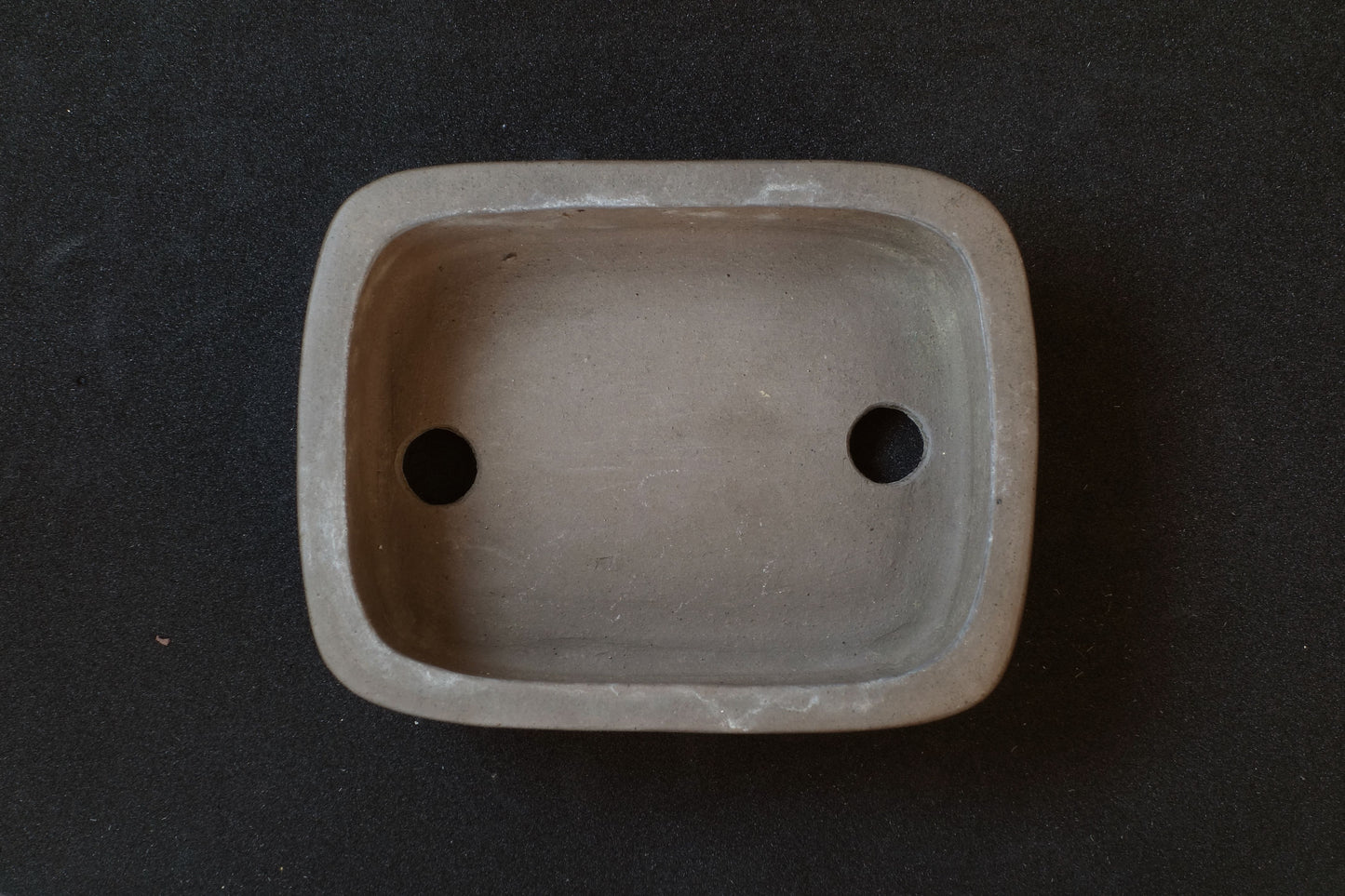 Bonsai Pot by Shozan (Tokoname) 5¾in (15cm) - Unglazed Shohin Rectangle