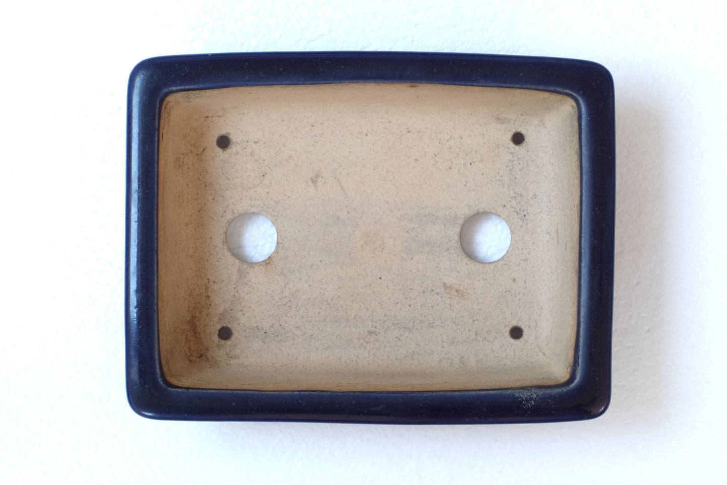 Bonsai Pot - Kinbon Commission 6½in (16cm) - Blue Rectangle