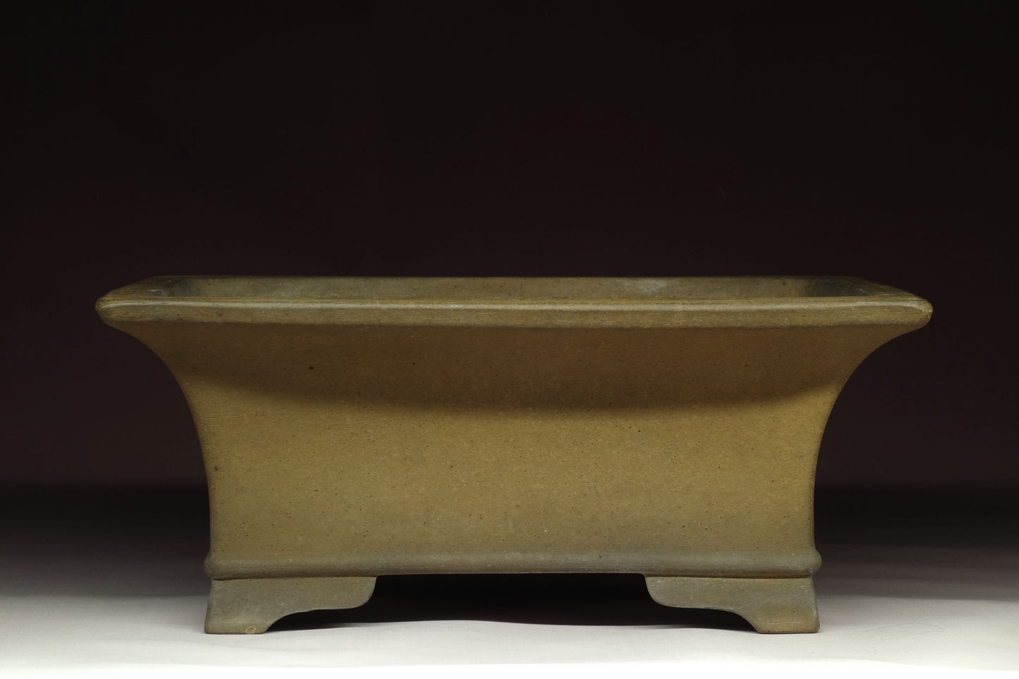 Bonsai Pot by Izumi-Ya / Zenigo - 13⅜in (34cm) - Unglazed Semi-Cascade