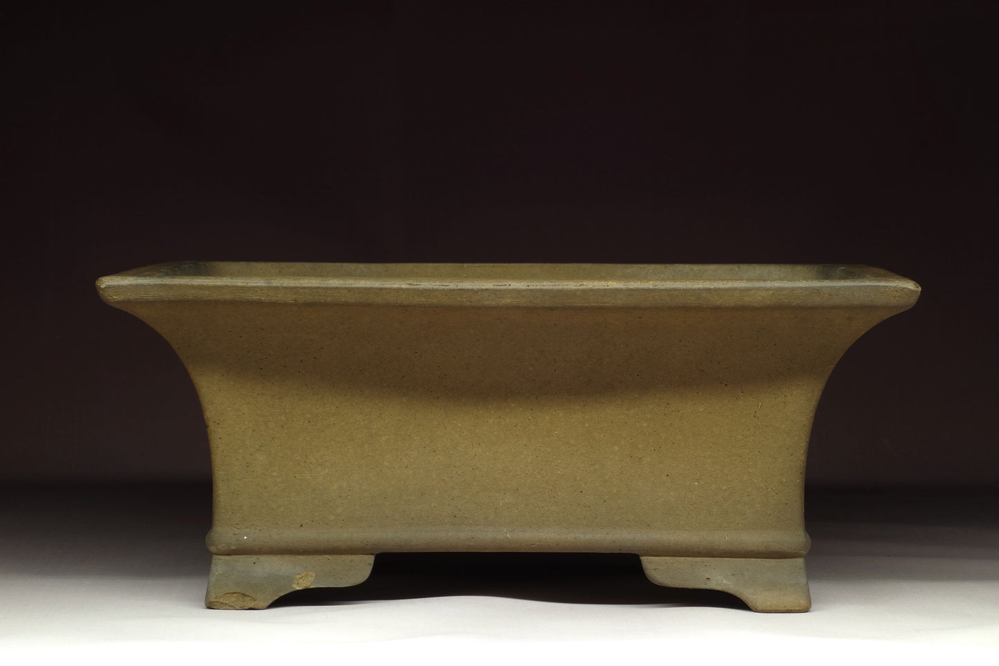 Bonsai Pot by Izumi-Ya / Zenigo - 13⅜in (34cm) - Unglazed Semi-Cascade