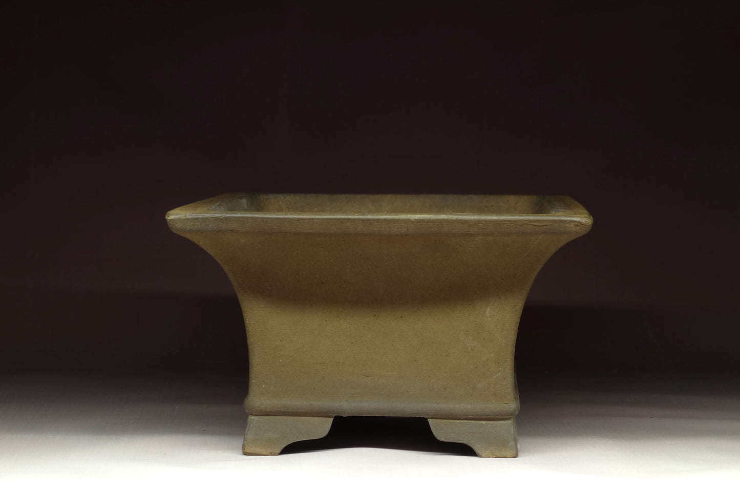 Bonsai Pot by Izumi-Ya / Zenigo - 13⅜in (34cm) - Unglazed Semi-Cascade