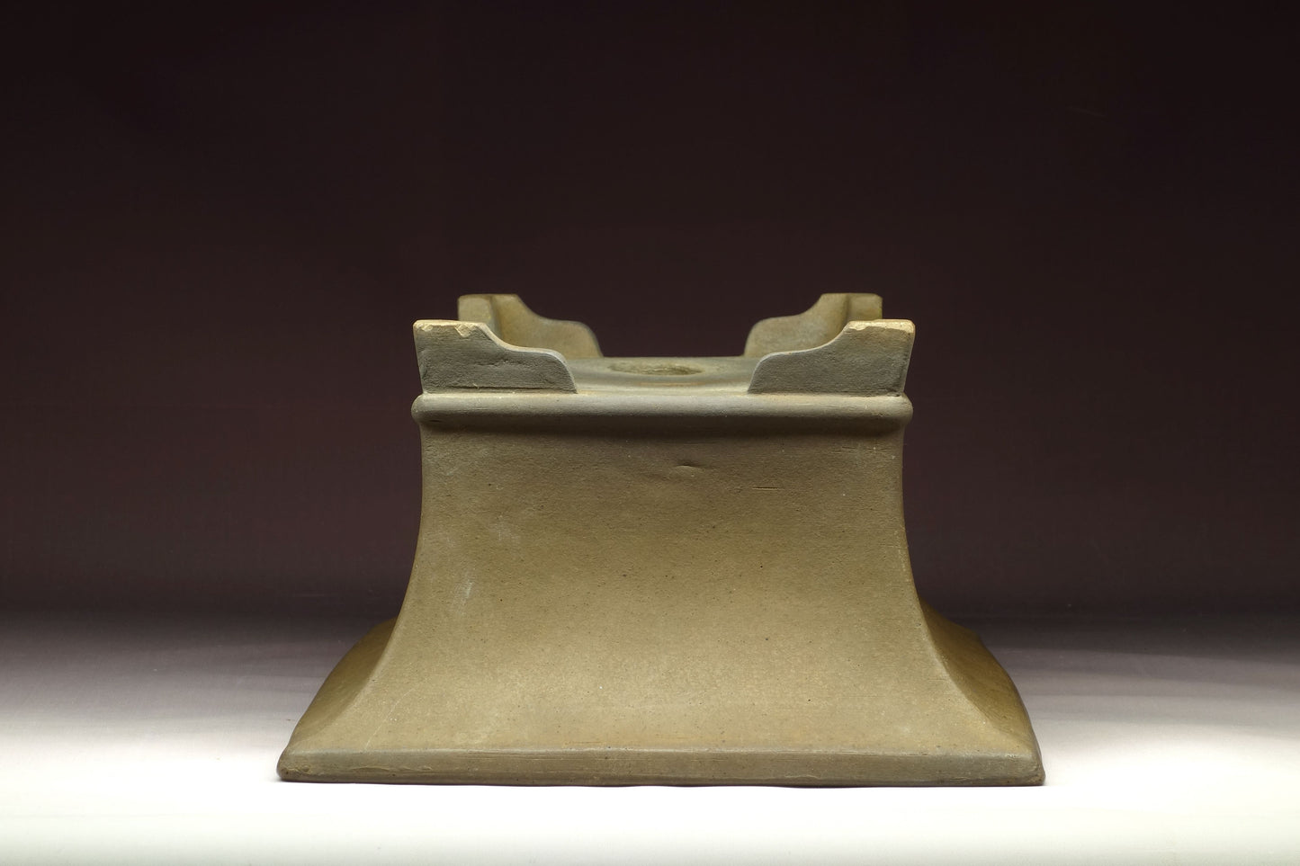 Bonsai Pot by Izumi-Ya / Zenigo - 13⅜in (34cm) - Unglazed Semi-Cascade