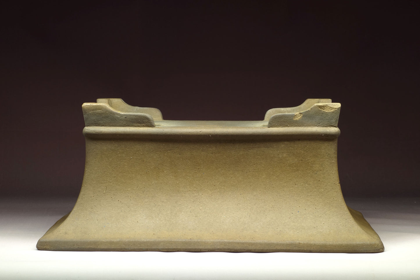 Bonsai Pot by Izumi-Ya / Zenigo - 13⅜in (34cm) - Unglazed Semi-Cascade