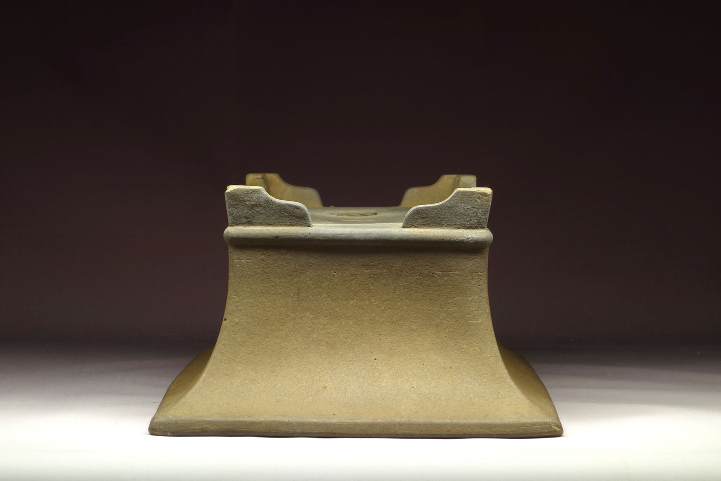 Bonsai Pot by Izumi-Ya / Zenigo - 13⅜in (34cm) - Unglazed Semi-Cascade