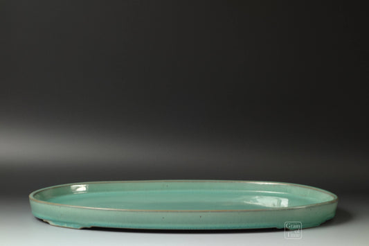 (24685) Kuzuyama Green Suiban - 18¼ (46cm)