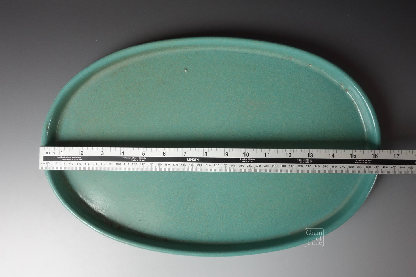 (24689) Kuzuyama Green Suiban - 16⅝ in (42cm)