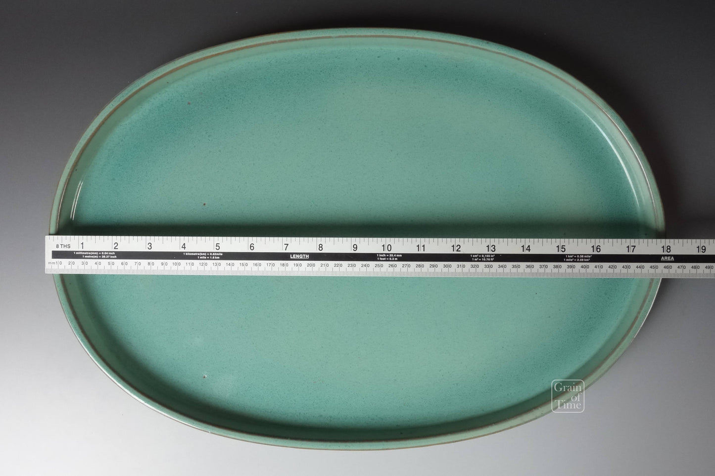 (24685) Kuzuyama Green Suiban - 18¼ (46cm)