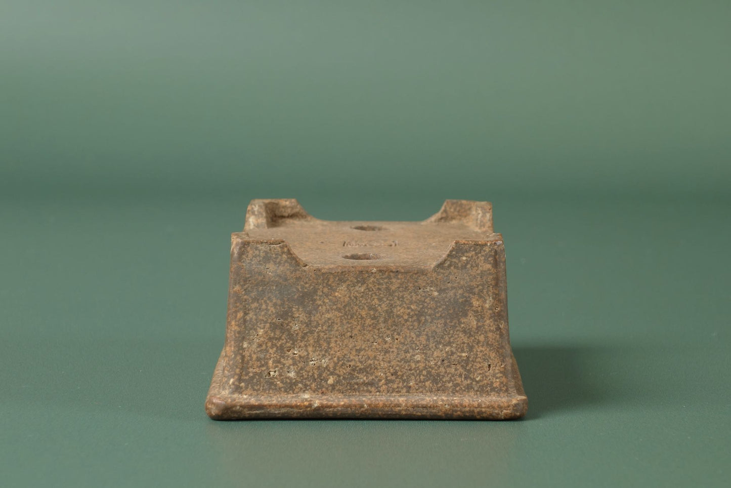 Mame Unglazed Rectangle by Sugiura Keisen - 87mm