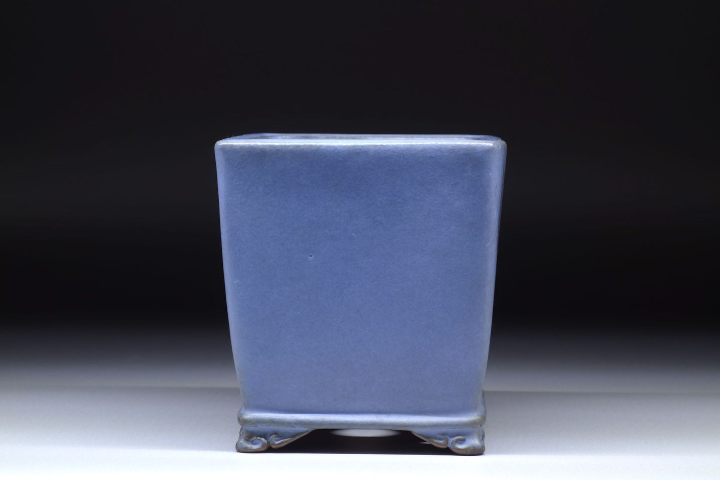 Pale Blue Shohin Cascade by Shibakatsu (Tokoname) - 3⅞in (10cm)