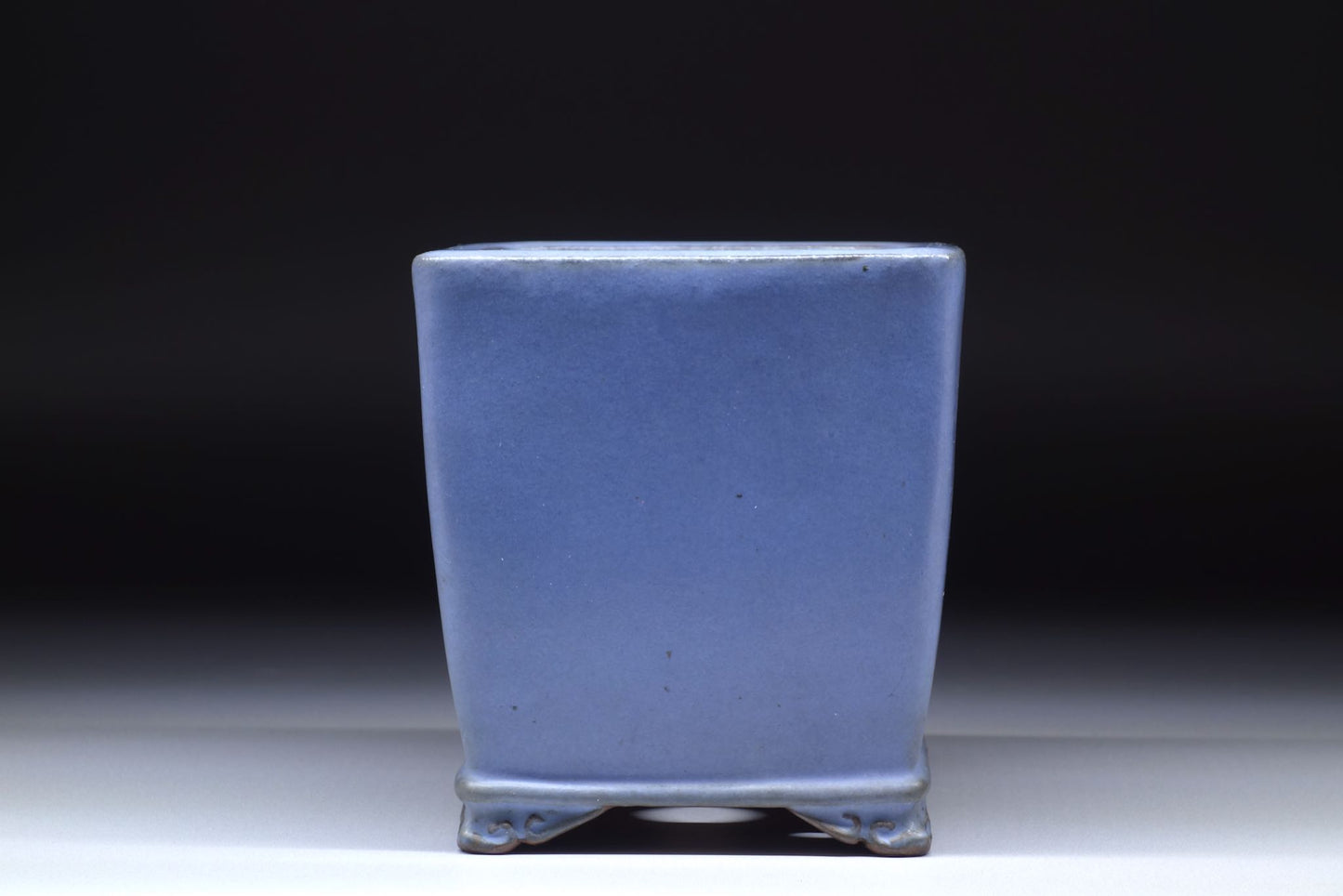 Pale Blue Shohin Cascade by Shibakatsu (Tokoname) - 3⅞in (10cm)