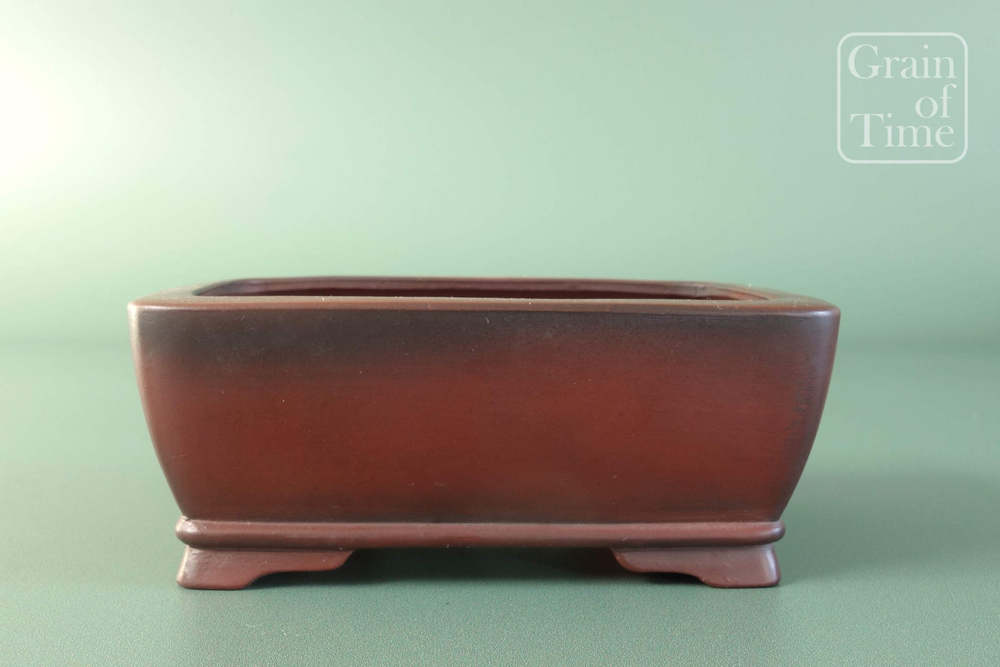 Bigei (Tokoname) Shohin Carved Rectangle - 4in (10cm)