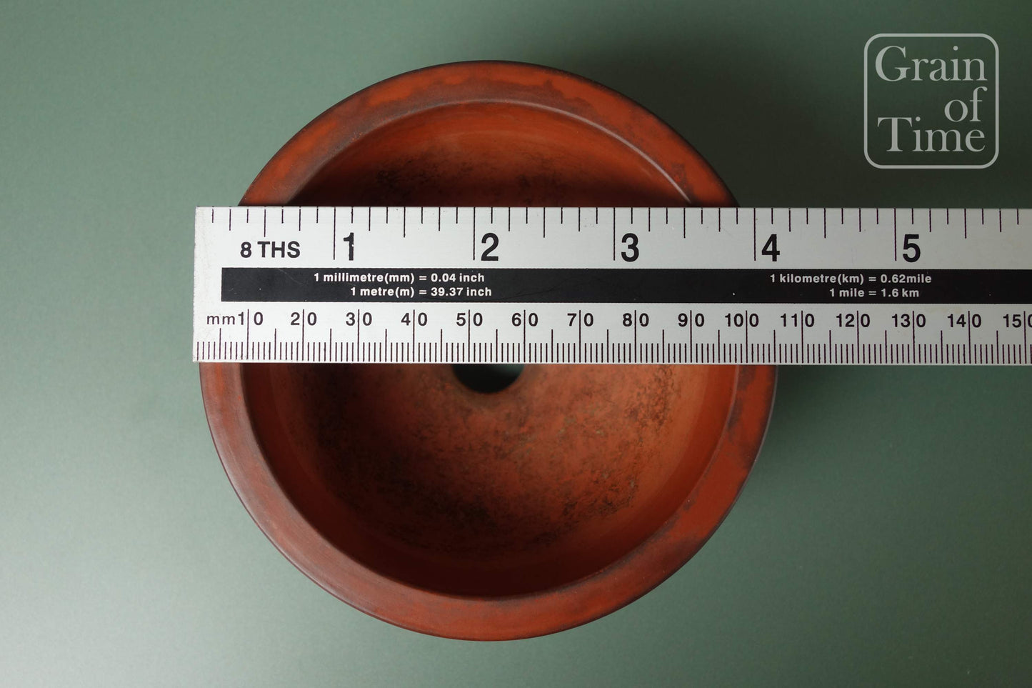 Chinese - Round Bonsai Pot - 4in (10cm)