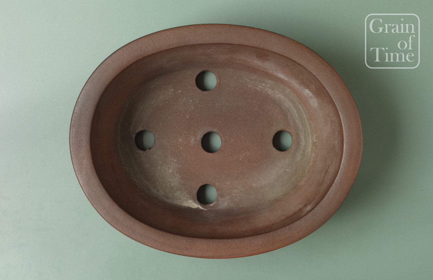 Izumi-Ya / Zenigo (Tokoname) - Unglazed Oval - 12⅝ in (32 cm)