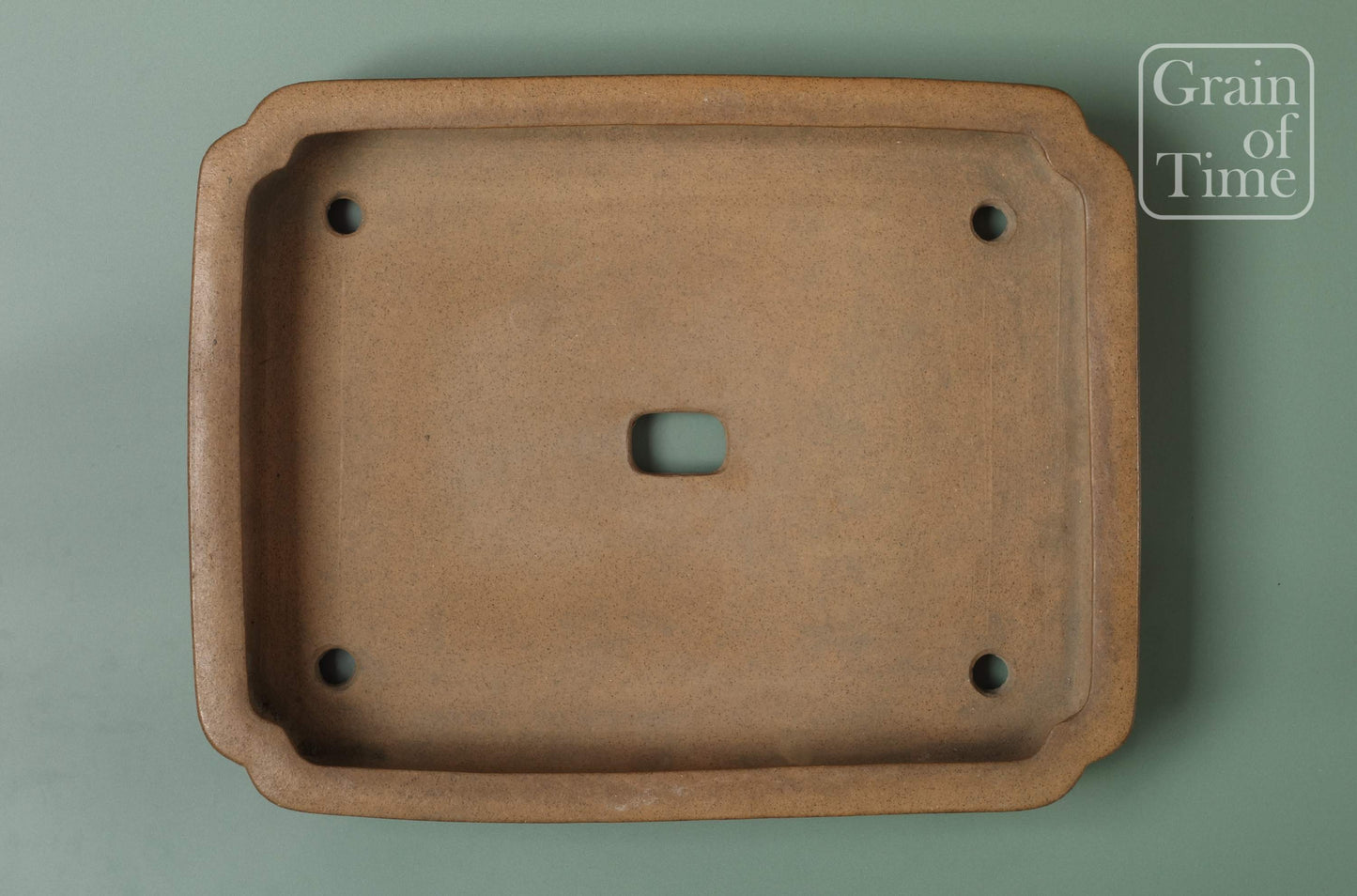 Suishoen Hekisui (Tokoname) -  Unglazed Rectangle - 13⅞ in (35cm)