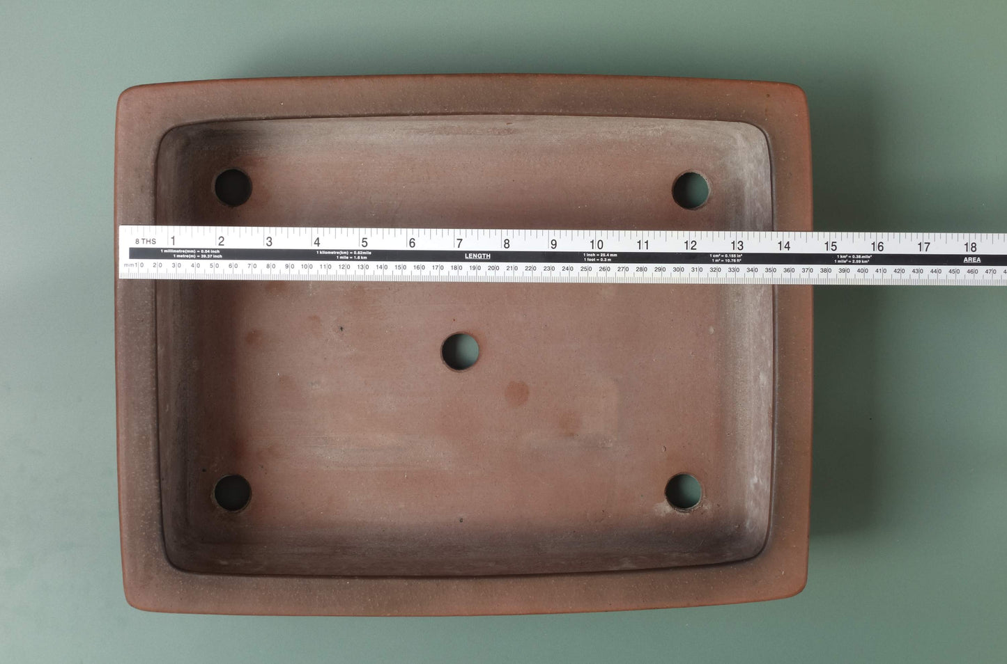 Shouzan (Tokoname) - Unglazed Rectangle w/Patina - 14⅞ (38cm)