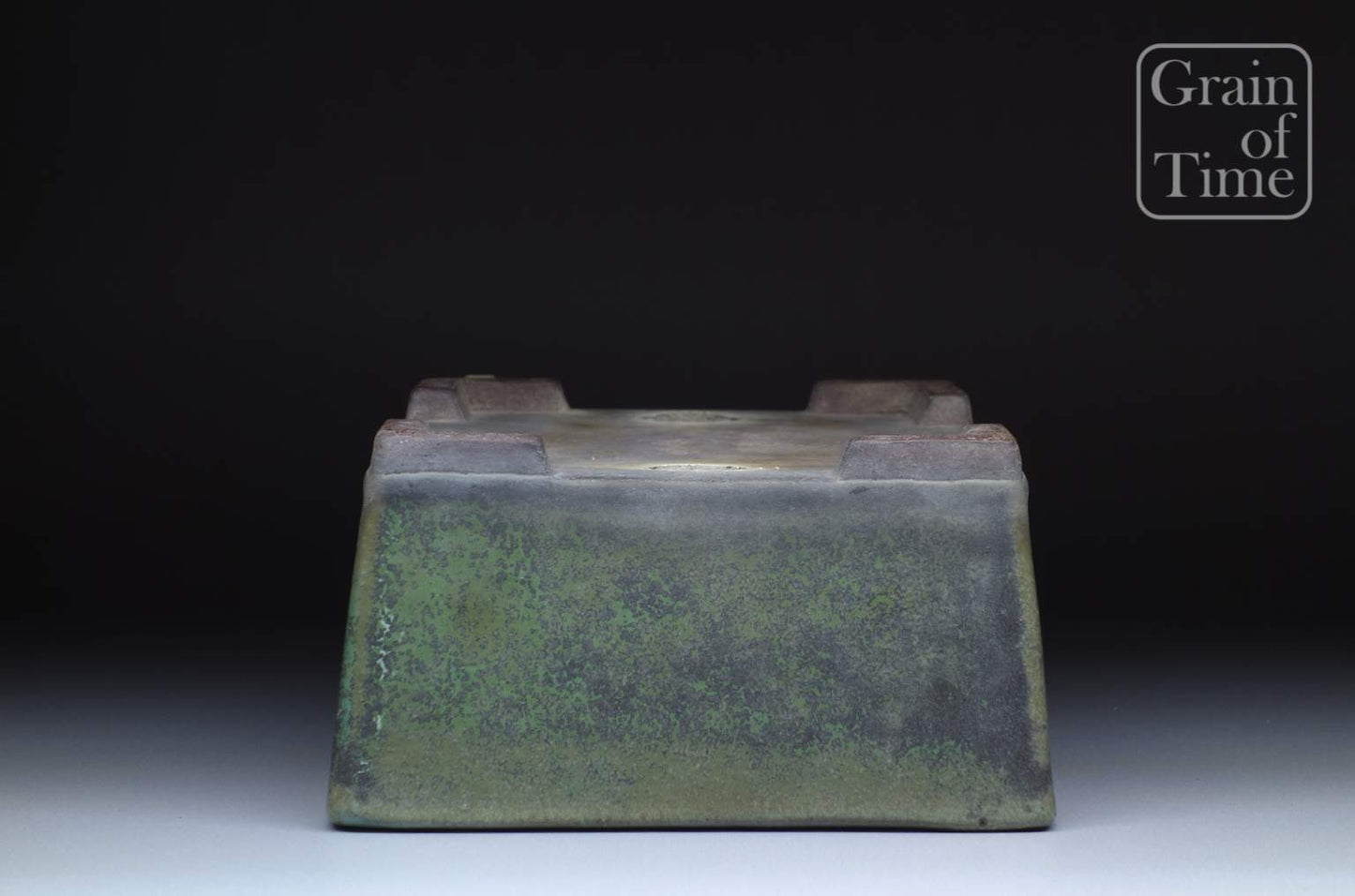 Yamaaki (Tokoname) Green Glazed Rectangle - 7¾ in (20cm)