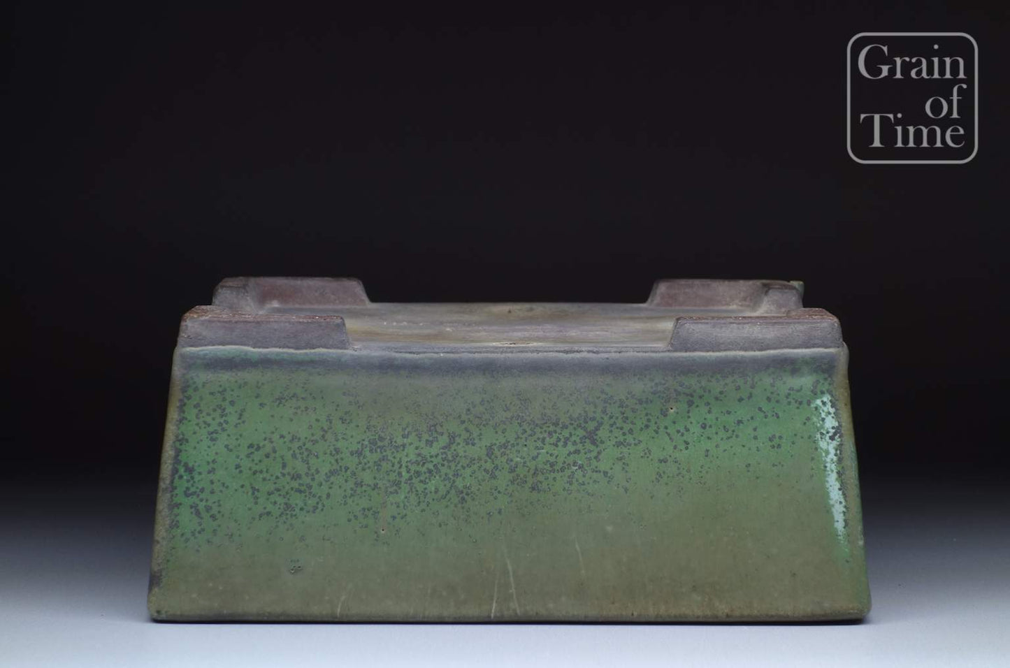 Yamaaki (Tokoname) Green Glazed Rectangle - 7¾ in (20cm)